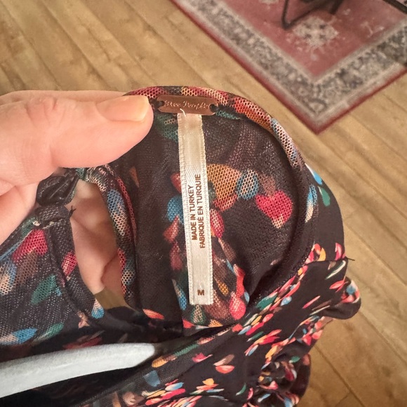 Free People Floral Ruched Maxi Dress - Picture 5 of 5